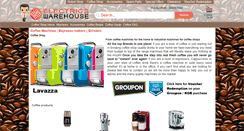 Desktop Screenshot of coffee.electricswarehouse.com